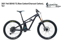 Factory Paint 2021/2022 Yeti SB165 T2 Mountain Bike-Raw Carbon/Charcoal Carbon
