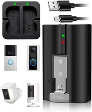 New V4 Battery and USB Charging Station for Ring-Doorbell-Camera 1/2/3/4/3 /3...