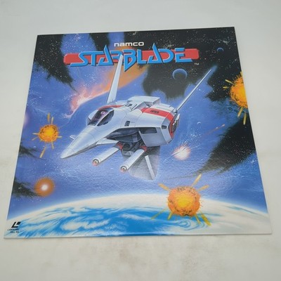 Starblade スターブレード VILL-59 Japan LD Namco Arcade W/OBI & Poster Insert