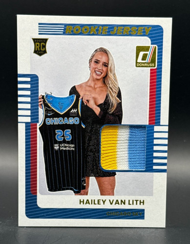 2025 Panini WNBA Donruss Hailey Van Lith Rookie Jersey Prime /25 #3 Chicago Sky