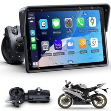 5" Motorcycle CarPlay Wireless for Apple CarPlay  Android Auto,W52... Fast Ship