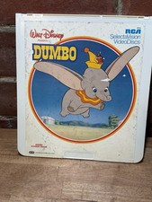 Walt Disney's Dumbo RCA SelectaVision VideoDisc CED Classic Animation Film