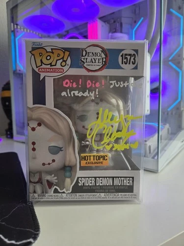 Signed W/ Inscription Spider Demon Mother Funko Pop! Demon Slayer (Hot Topic)