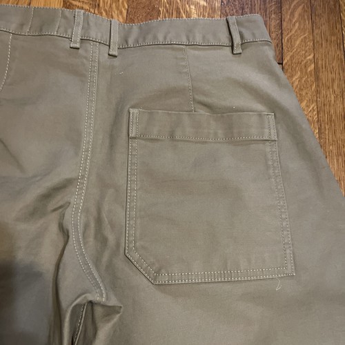 Pantalones chinos recortados curvos Anthropologie Maeve barril bronce nuevos con etiquetas $148 EE. UU. 6 - Imagen 11 de 12