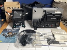 Yashica Sound P820 Movie Projector  8PE-Dual 8 mm Editor Super 8 Film W/ Extras