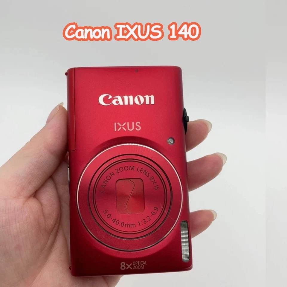 Canon PowerShot IXUS 140/ELPH 130 IS/IXY 110F 16MP Digital Camera Red WI-FI - Image 4 of 4