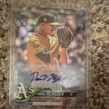 Topps Chrome Update Daniel Mengden #HMT6 Oakland Athletics Autograph RC