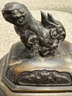 Antique Chinese Bronze Covered Pot with Foo Dog on the Lid – Needs Repair  — photo 5