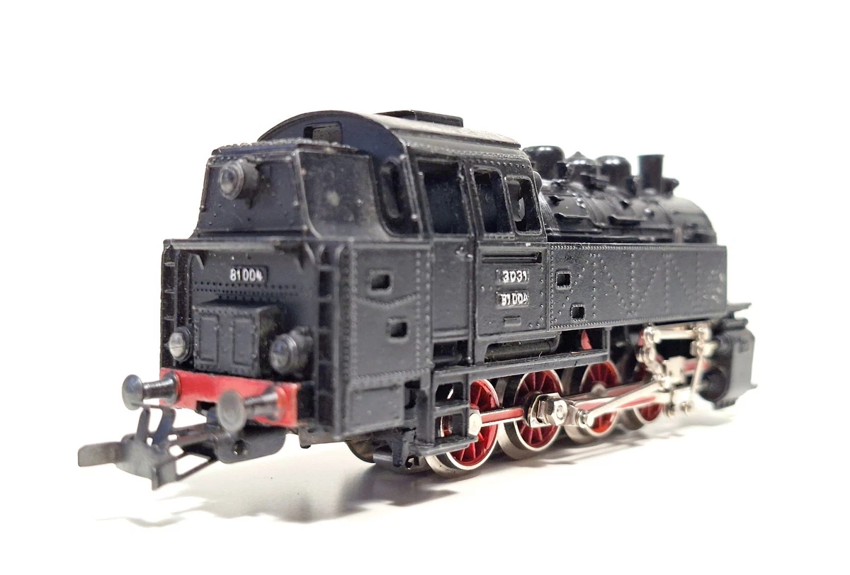 Märklin H0 3031 Dampflok BR 81 004 DB Analog Licht Guss ohne Originalverpackung