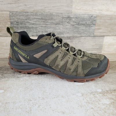 Merrell Accentor 3 Mens Hiking Shoes Sz 10.5 M Olive Moss Mesh Lace Up Sneakers