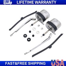 Stainless Universal Windshield Wiper Motor Kit 2pcs For Jeep Boat Hot Street Rod Stainless Universal Windshield Wiper Motor Kit 2pcs For Jeep Boat Hot Street Rod