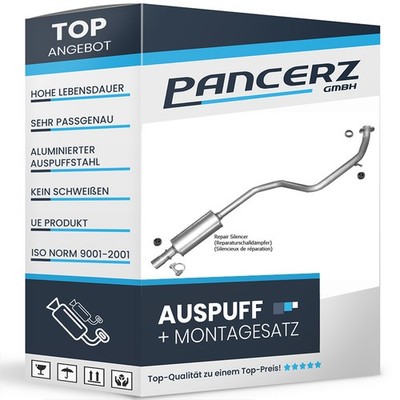Mittelschalldämpfer für Mazda 5 (CW) 2.0 ab 2010 Auspuff Mitteltopf
