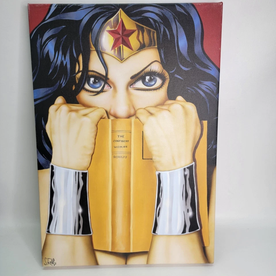 Scott Rohlfs Mulher Maravilha Nativa Pinup Tatuagem Menina iCanvas 26x18 Arte em Tela (3) - Imagem 2 de 4