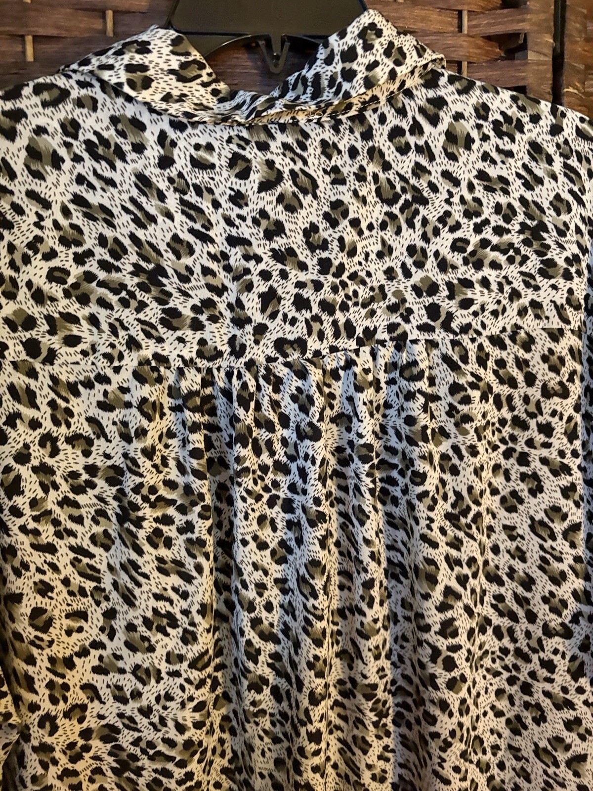 Jodifl Button Down Leopard Print Blouse - image 7