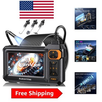 Lightweight 16.5ft Endoscope Camera with Adjustable LEDs for Easy Viewing