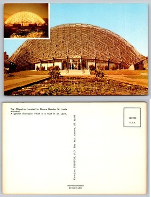 Vintage Climatron St. Louis MO Botanical Garden Geodesic Dome Chrome PC
