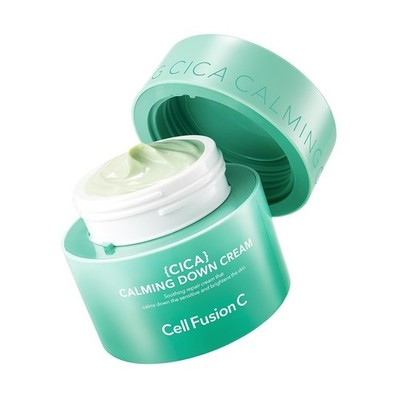 CELL FUSION C Cica Calming Down Cream 50mL Moisture Elasticity Nourishing Korea