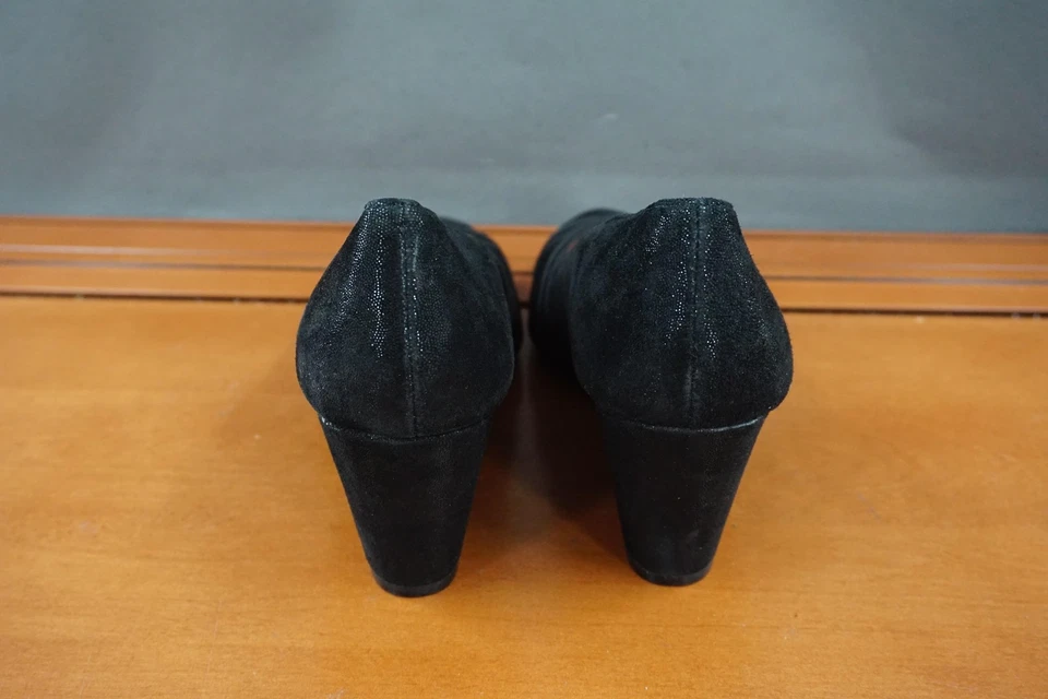 Zapatos Taryn Rose para mujer talla 8 negros Kizzis zapatos de salón de cuña cómodos tacones de vestir Foto 4 de 4