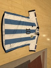 Official Adidas Messi Argentina AFA Qatar 2022 Jersey Size L Slim Aeroready #10