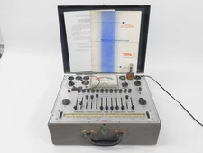 Eico 666 Vintage Tube and Transistor Tester + Manuals (needs work, please read)