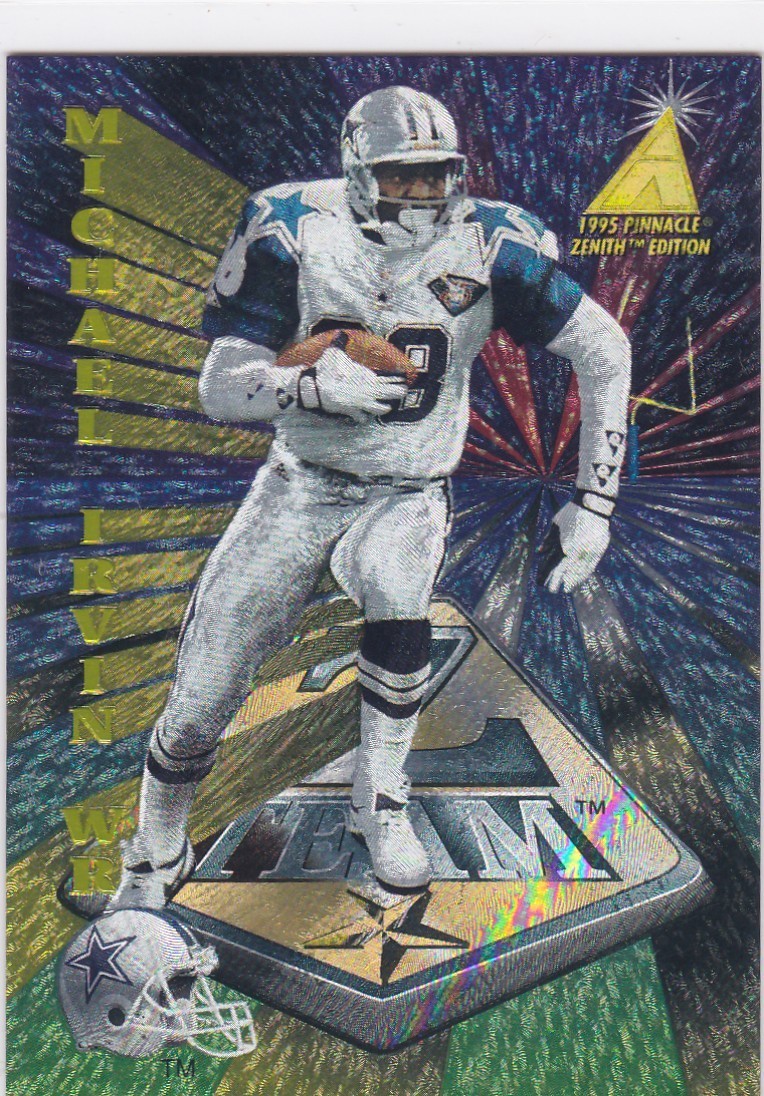 1995 Pinnacle Zenith - Z-Team Michael Irvin #ZT17 🔥 Dallas Cowboys RARE