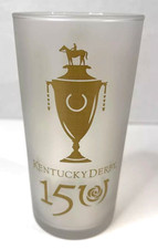 Kentucky Derby 150 Glass 2024 Limited Edition Gold Frosted - MINT CONDITION