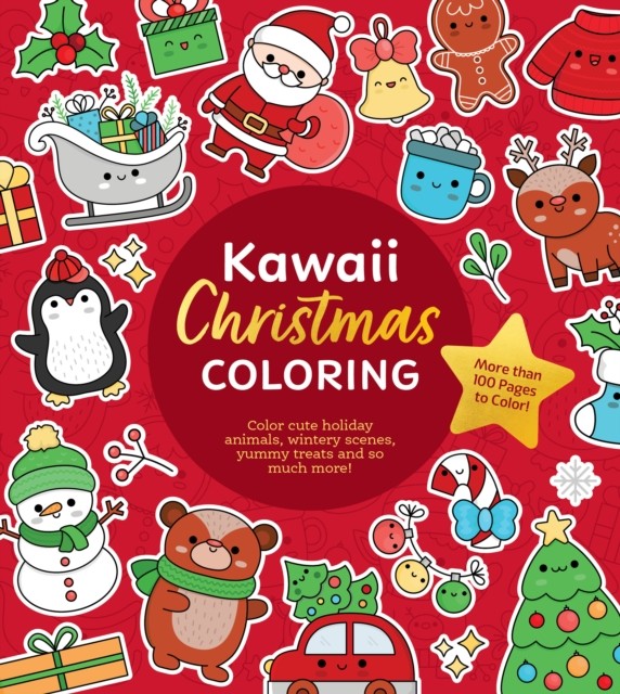 Kawaii Christmas Coloring by Editors of Chartwell Books (Paperback Book)