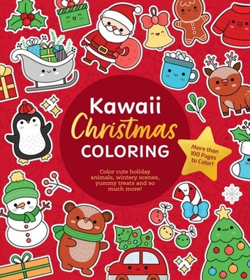 Kawaii Christmas Coloring by Editors of Chartwell Books (Paperback Book)