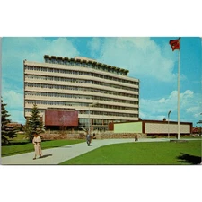 The New City Hall Administrative Center Edmonton Alberta Postcard PC411