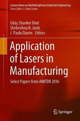 Application of Lasers in Manufacturing - 9789811305559