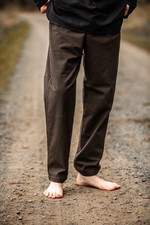 Mittelalter Hose dunkelbraun „Peter“; Wikinger Hose; Mittelalter Verkleidung