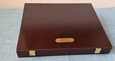 Münzbox für 24 Münzen ''Hamburger Stadtansichten'' 2 Tableaus ca.54mm