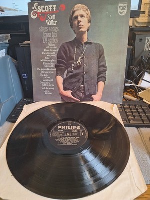 SCOTT WALKER SINGS SONGS FROM HIS TV SERIES EX-/VG VINYL LP ALBUM GATEFOLD SLEEV