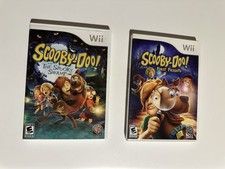Scooby-Doo First Frights CIB & The Spooky Swamp Missing Manual-Lot Wii Games VGC