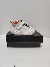 Jordan Max Aura 3 TD White University Red Size 8c DA8023 105 W/Box Need Clean
