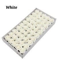 Soap Flowers ,50pcs , White, Premium Quality,  Home Decor,Gift ,Craft 