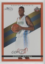 2008-09 Topps Signature Red Foil Facsimile 805/869 Sonny Weems #TS-SW 0f6