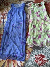 Lot Of 2 Limited Too, Jennifer Lauren Purple Pink Floral Dress Girl Size 10/12