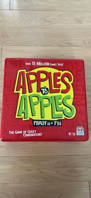 Mattel Apples to Apples Party in a Box PARTY TIN Card Game! NEW  FACTORY SEALED!
