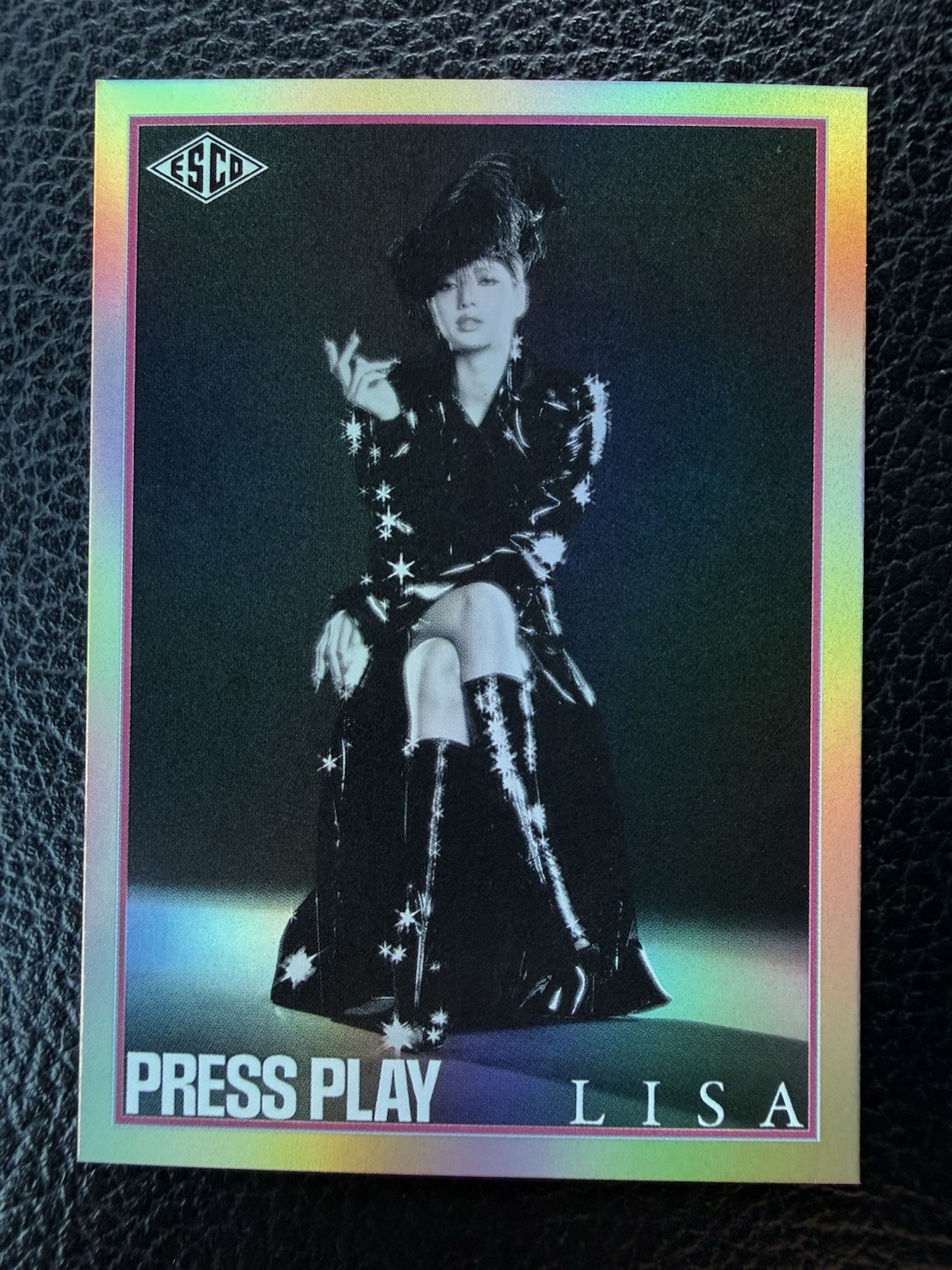 2026 ESCO X Lisa Trading Card Press Play #42 Cream Foil /700