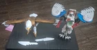 Lot of 2 Beast Wars Transmetal Transformers Prowel And Silverbolt Vintage 1998