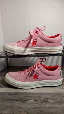 Converse Hello Kitty X One Star Suede Low Top Prism Pink 162939C W8.5 M6.5 NICE!