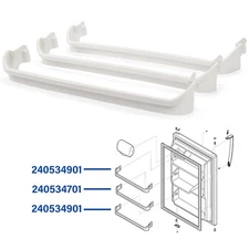 For Frigidaire Refrigerator 240534701 240534901 3PC Door Rack Shelf Retainer Bar