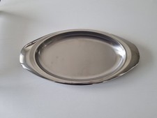 Vassoio Ovale AMC in acciaio. Nuovo, mai usato