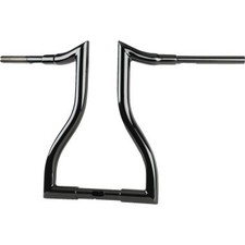 LA Choppers 1.5" Hammerhead Road Glide Handlebar Black 16" Rise Made in USA