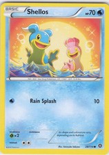 2016 Shellos Common XY - Steam Siege 28/114 NM Normal LP-NM