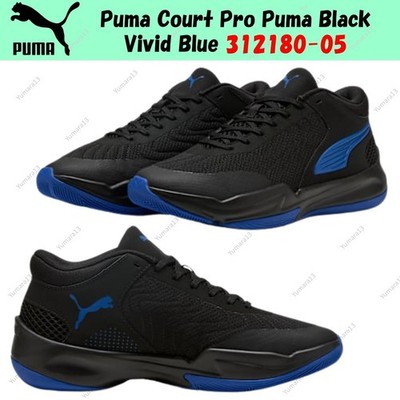 Puma Court Pro Puma Black Vivid Blue 312180-05 Herren Gr.