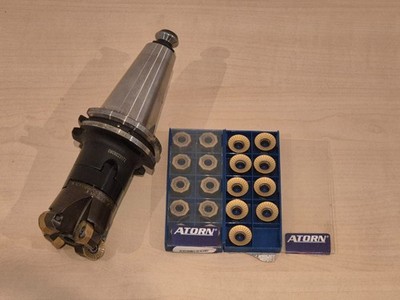 ATORN Plan u. Kopierfräser 10612046 Ø52x40xØ22 SK40 +19 neue Wendeschneidplatten