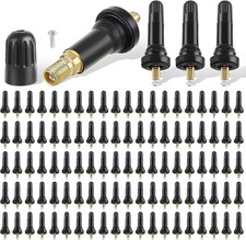 AUTOKAY 100pcs TPMS 17-20008 Rubber Snap-in Tire Pressure Sensor Tire Valve Stem