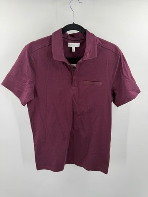 Calibrate Nordstrom Men's Burgundy Polo Shirt Small New with tags